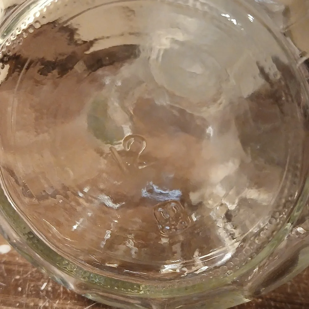 Vintage Anchor Hocking Vinegar Oil Cruet Bottle Clear Glass